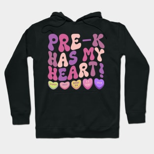 kindergarten has my heart teacher prek has my heart Hoodie